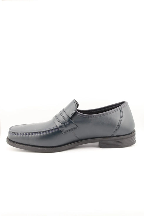 DFC Relax Men Classic Leather Penny Loafers